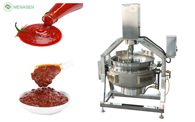 MNS-GSP Gas Semi-auto Heat Planetary Mixing Cooker Machine