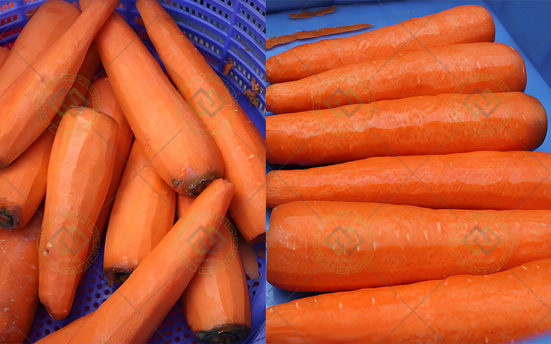 carrot peeling machine