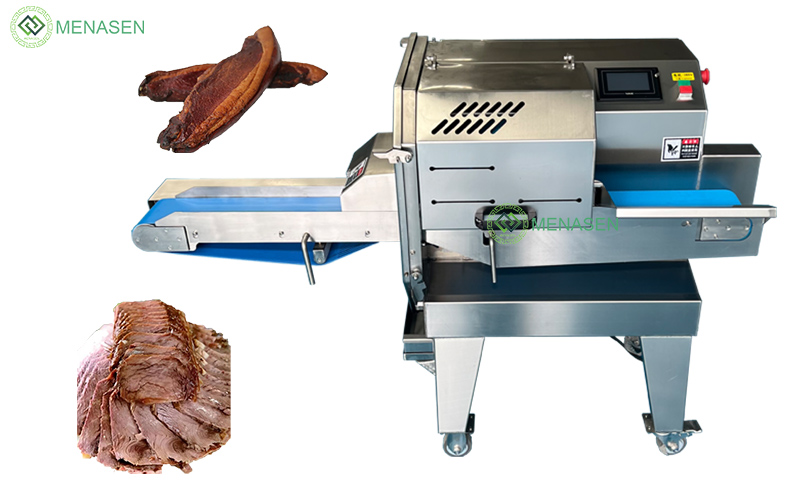 MNS-120 Cooked Meat Beef Pork Baon Slicer Slicing Cutting Machine