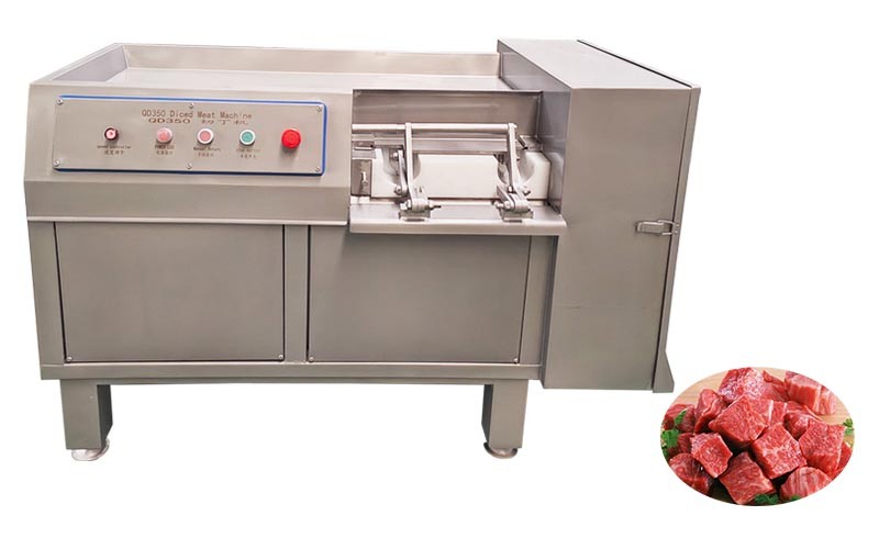 MNS-QD350 Frozen Meat Cube Dicing Dicer Machine
