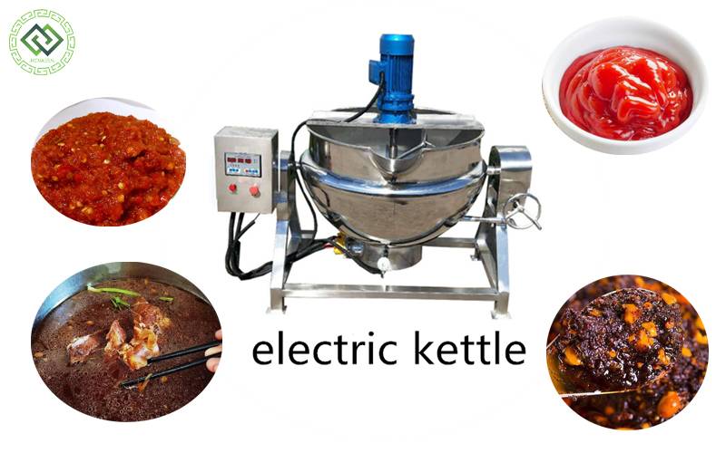 Electric Heating Jacketed Kettle with Agitator