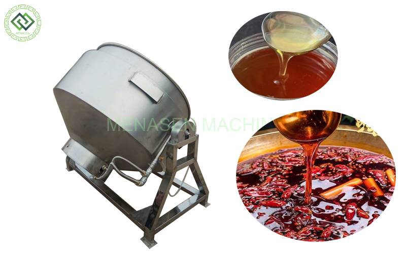Gas Heating Jacketed Kettle with Agitator