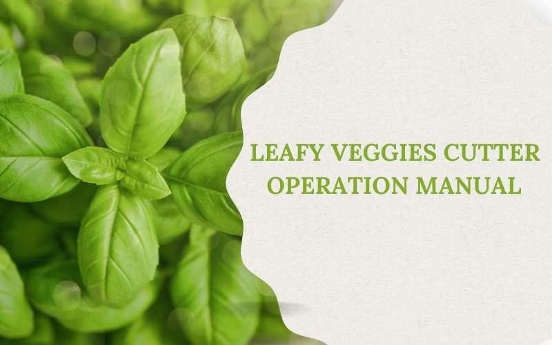 Operate Steps: Vegetable Cutter