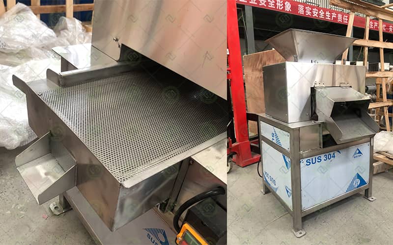 passion fruit juicing machine
