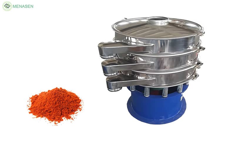 Industrial Spice Herbs Millets Powder Rotating Vibrating Sieve Machine