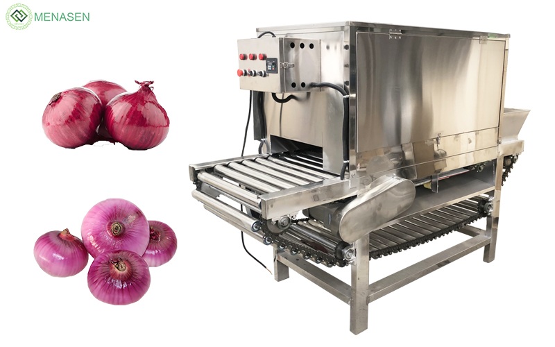 MNS-C600 Chain Type Automatic Onion Peeler Machine