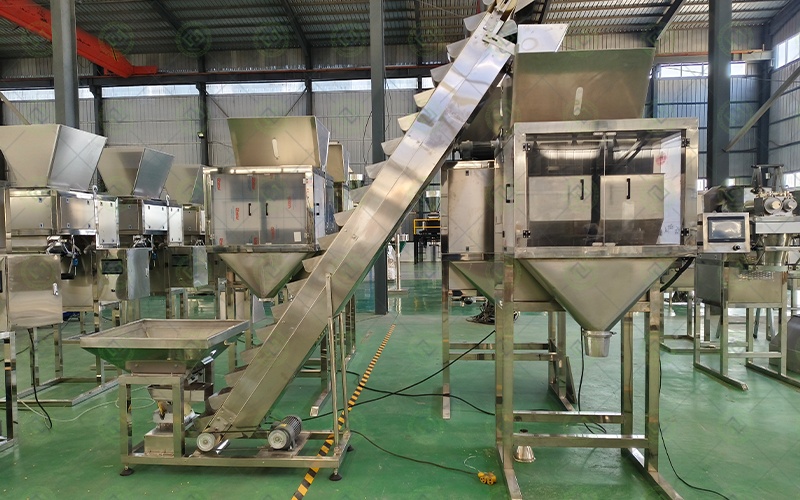 garlic peeling packaging processing line garlic peeling packaging processing line