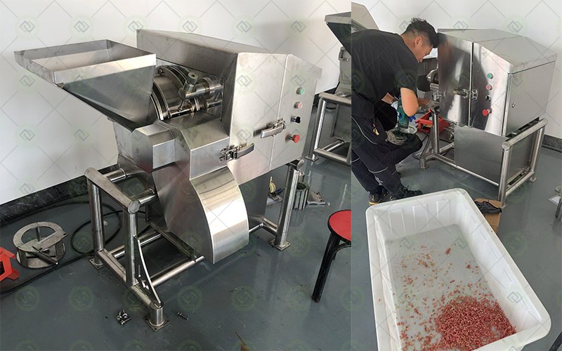 frozen meat cube dicer machine frozen meat cube dicer machine