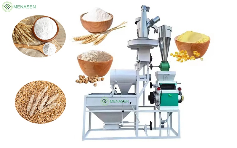 MNS-2235 Automatic Maize Corn Barley Grain Wheat Flour Milling Machine