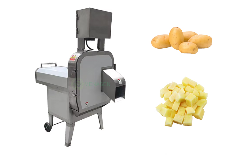 MNS-806L Automatic Vegetable Onion Pumpkin Potato Carrot Dicing Cutting Machine