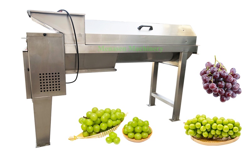 MNS-QG500 QG1500 Grape Stem Removing Separating Machine Destemmer