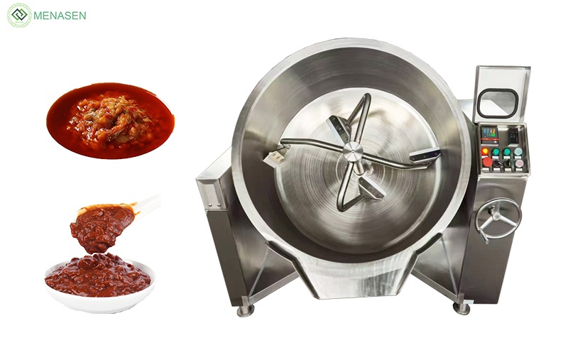 Electric Steam Gas Cooking Mixer with 200L 300L 400L