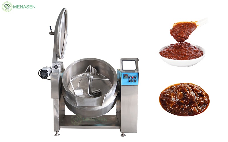 Electric Steam Gas Cooking Mixer with 200L 300L 400L