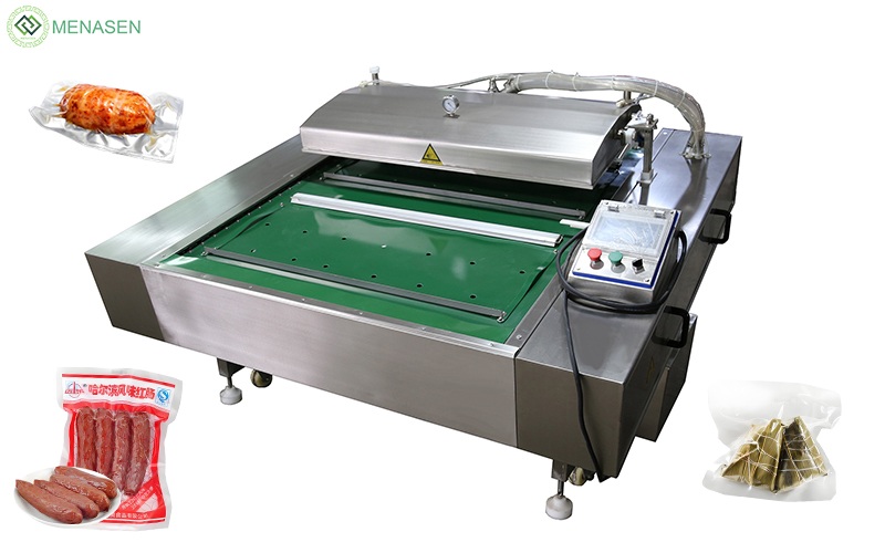 MNS-DZ1000 Food Continuous Belt Type Vacuum Packing Machine