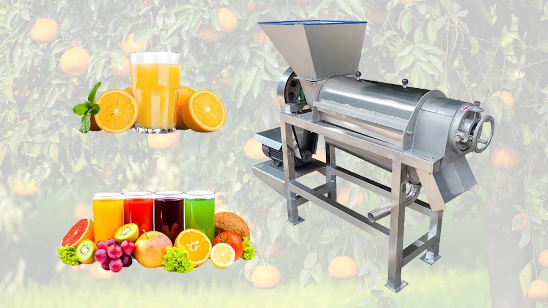 Future Demand Equipment for Fruit Farms: Industrial Juicer Machine