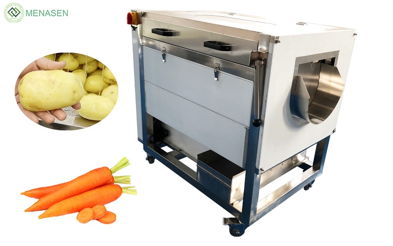 MNS-QP800 QP1000 Purple Yum Potato Onion Peeling Machine Peeler