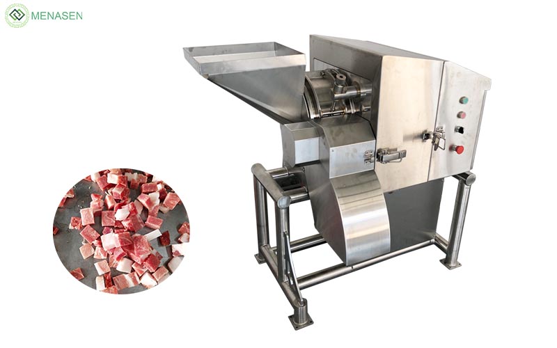 MNS-QD320 Industrial Frozen Beef Pork Cube Cutting Machine Dicer